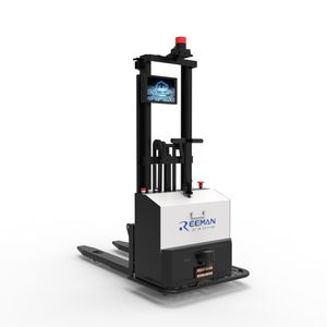 Mini carretilla elevadora automatizada inalámbrica de nueva condición, apilador de almacén, capacidad de 500kg, carretilla elevadora no tripulada Anticolisión de pasillo estrecho - Product Image 4