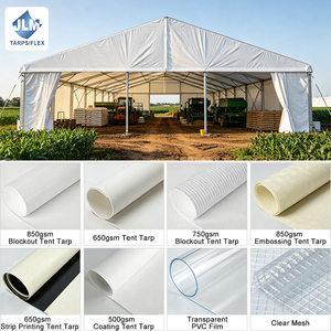 Rouleau de bâche PVC occultante 850 g/m² ignifuge pour <span class=keywords><strong>hall</strong></span> d'exposition permanent - Product Image 2