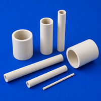 Componente Cerámico de Alta Temperatura OEM: Tubo Hexagonal de Nitruro de Boro (BN), Varilla Cerámica, Agitador para Termopares, Componente Cerámico de Alta Temperatura que no se Mojado por el contacto con líquidos.