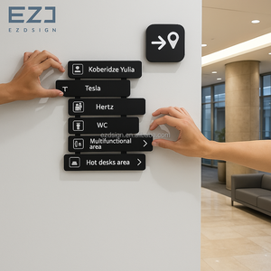 Custom Acryl Indication Signage Hospital Wayfinding Directional Guidance Hotel Indication Sign - Product Image 4