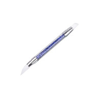 Vente en gros de stylo perforateur en silicone à double tête stylo d'art des ongles outil de pointillage pour l'art des ongles stylo en silicone polyvalent outil de bricolage pour les ongles