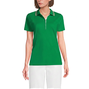 เสื้อผู้หญิงปักลายตามสั่ง ผ้าฝ้ายถัก 100% แห้งเร็ว ระบายอากาศดี เหมาะสำหรับทีมกีฬากอล์ฟ - Product Image 2