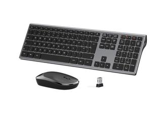 US & UK Usb <span class=keywords><strong>Keyboard</strong></span> Mouse 109 Keys Wireless 2,4G Juego de teclado y mouse inalámbricos - Product Image 5