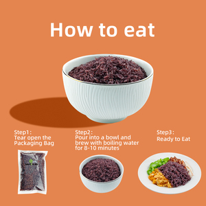 Bán buôn ketoslim mo hạt đen ít chất béo keto chế độ ăn uống Trung Quốc shiratki ngay lập tức bữa Ăn Gạo thay thế Konjac gạo đen 18 tháng - Product Image 6