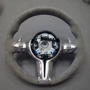 Volante Deportivo de Gamuza M Performance para <span class=keywords><strong>BMW</strong></span> Serie F10 F20 F30 F22 F82 F83 F48 F49 F25 F23 F44 F45 M5 M6 M8 E90 E91 E92 E93 - Product Image 1