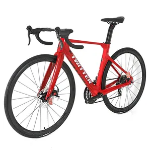 TWITTER Chinese suppliers carbon road bike 700C carbon frame 24 speed complete full carbon fiber road bike