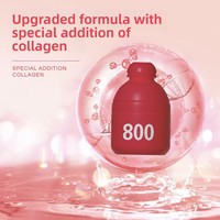 Wudy Collagène Formulé sur Mesure Canneberge Probiotique Améliore la Densité Osseuse Petite Bouteille Rouge Boisson Solide Instantanée pour Femmes 60g