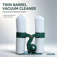 Collecteur de poussière à double sac, extracteur de poussière pour le travail du bois, pour la collecte des sciure de bois