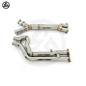 CSZ EXHAUST : BMW X3M F97/X4M F98 <span class=keywords><strong>S58</strong></span> 3.0T Collecteur intermédiaire à longueur égale avec résonateur - Product Image 5