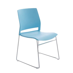 Conference <b>Chair</b> PP Plastic Stackable Modern Armless Yellow Office Meeting Room <b>Chair</b> - Product Image 2