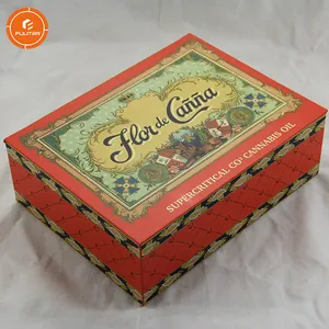 Luxury Individual Gift Cardboard Packaging Paper Cigar Box For Sales