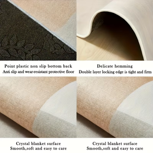 Thảm trải sàn 3D thiết kế hiện đại cho phòng khách, thảm đặt làm theo yêu cầu, đồ dệt gia dụng, thảm & chiếu cho phòng khách, kích thước lớn - Product Image 6