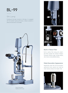 BL-99 série <span class=keywords><strong>classique</strong></span> hôpital LED lampe à fente <span class=keywords><strong>Microscope</strong></span> BOLAN - Product Image 2