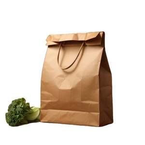 Emballage alimentaire personnalisé pas cher Sac en papier kraft brun pour pain Vente en gros Sac en papier alimentaire résistant à la graisse - Product Image 2