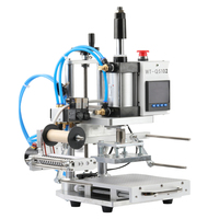 Machine de marquage à chaud pneumatique pour surfaces courbes, machine d'impression à feuille d'or, imprimante à feuille d'or, machine d'impression pour bouteilles en plastique, gobelets en verre