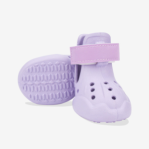 Sandales en caoutchouc pour animaux de compagnie, bottes imperméables pour chiens, chaussures antidérapantes pour chiens, chaussures réglables pour animaux de compagnie, chaussures creuses pour chiens - Product Image 1