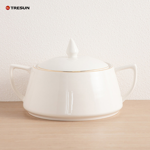 TRESUN Luxury High Quality Luxury Ceramic Dinnerware <b>Sets</b> Wholesale Western Plate <b>Set</b> Dinnerware for Hotel Restauran - Product Image 4