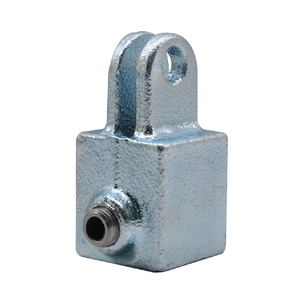 20 25 30 40mm kế<span class=keywords><strong>t</strong></span> nối ống vuông mảnh mạ điện khuỷu tay ba chiều Ống Vuông cố định - Product Image 4