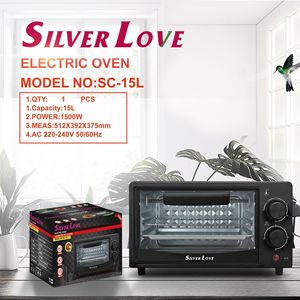 Wholesale 15L Digital Control Plastic Housing Large Capacity 640W Multi-functional Household Electric <b>Oven</b> <b>Timer</b> Baking Function - Product Image 2