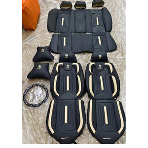 Set di 9 <span class=keywords><strong>Coprisedili</strong></span> per <span class=keywords><strong>Auto</strong></span> Design Sportivo in Pelle PU Stile Universale Adatto per <span class=keywords><strong>Auto</strong></span> a Cinque <span class=keywords><strong>Posti</strong></span> - Product Image 6