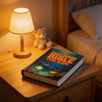 Services OEM de Bibles pour enfants imprimées sur mesure, livre religieux pour enfants avec logo personnalisé, couverture rigide, estampage à chaud doré