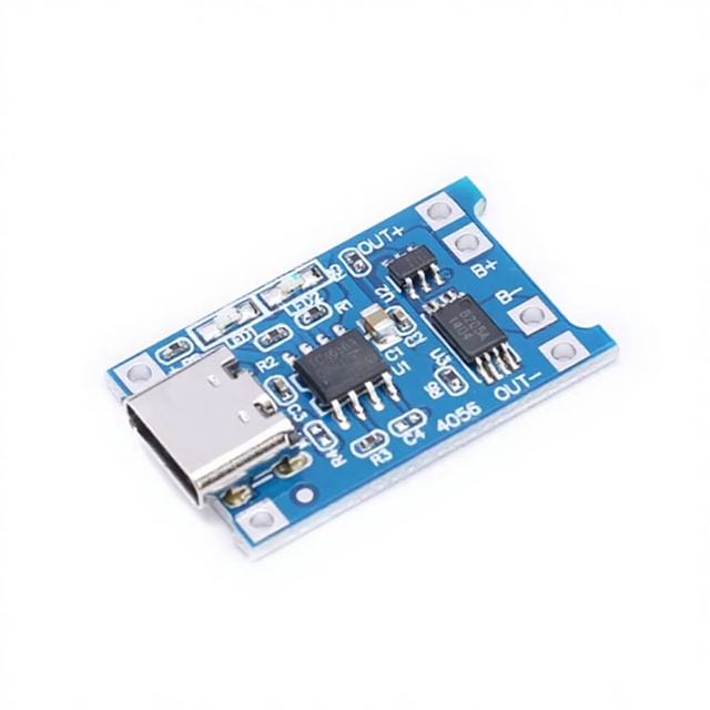 Original TP4056 1A Lithium Battery Charging Board Module with Type-C USB Interface for Dual Charging Protection