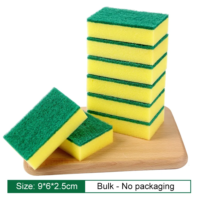 Eco Non-scratch Dish Scrub Sponges For Cleaning Scouring Pad Kitchen Sponges Dishes pans scrubbing sponges