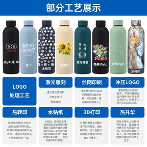 Stainless Steel Insulated Water <b>Bottle</b> 304 Inner Double Wall Vacuum Portable Outdoor Sports Travel <b>Thermos</b> - Product Image 1