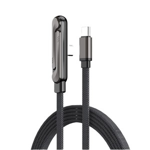 Câble tressé en nylon 240W 1,5m avec support de téléphone, transfert de données 480 Mbps, chargeur rapide pour ordinateur portable multi-angle pour <span class=keywords><strong>iPhone</strong></span> 17 et console de jeu - Product Image 1