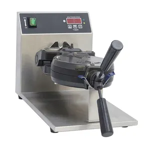 <span class=keywords><strong>Gaufrier</strong></span> <span class=keywords><strong>belge</strong></span> électrique <span class=keywords><strong>rotatif</strong></span> commercial à contrôle numérique antiadhésif (WB-04A) - Product Image 1