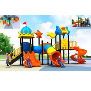 Equipaggiamento commerciale per divertimento combinazione interna parco giochi per bambini in alluminio parco giochi in plastica scivoli