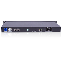 Controlador de Iluminación Inteligente PKnight CM002 de 4 Puertos DMX512, Grabador y Reproductor, Control por APP/Inalámbrico/Tarjeta TF/UDPRS485 TCP, 300W, para Eventos y Escenarios