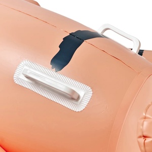 PVC <b>Inflatable</b> Orange Tiger Pool <b>Float</b> 140*74*40 CM for Kids Summer Outdoor Swimming Pool Water Playing Fun - Product Image 3