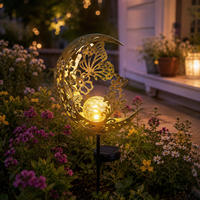 Luces Solares LED para Jardín, Resistentes al Agua IP65, 6/8/12 Piezas, Luces de Estaca Regulables, Ángulo de Haz de 360°, Garantía de 3 Años
