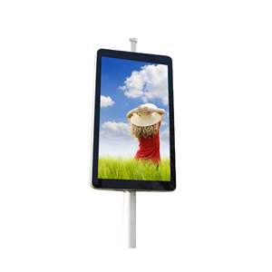 Panneau d'affichage LED double face étanche, écran LED pour poteau lumineux extérieur, boîte lumineuse personnalisée rétroéclairée pour stand de rue urbain - Product Image 5