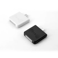 Lector de Tarjetas de Proximidad Inalámbrico Inteligente Sin Contacto, Pequeño y Portátil, Lector NFC Inalámbrico para Teléfonos Android