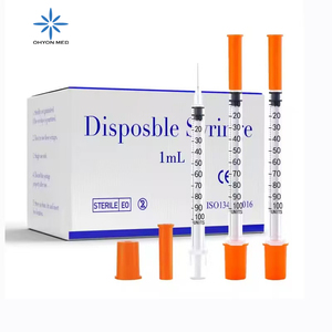Jeringas de Insulina OHYON L246 Ultrafinas de 29G 30G <span class=keywords><strong>31G</strong></span>, 0.5ml 1ml, Desechables y Estériles, Inyección sin Dolor - Product Image 3