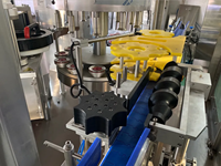 Machine d'étiquetage adhésive thermofusible rotative à grande vitesse entièrement automatique autocollant de bouteille d'eau PET