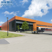 Conception de construction professionnelle, Structure légère, préfabriquée, usine de vêtement structurel, Structure en acier, entrepôt