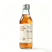 Étiquettes autocollantes imprimées imperméables Haoxuan OEM pour bouteilles de jus de pomme concentré, pour produits alimentaires et boissons