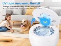 Pembersih Gigi Tiruan Portabel Isi Ulang 25W 45kHz UV+Ultrasonik Kontrol Sentuh Timer Digital 200ml ABS+Baja Tahan Karat Rumah Tangga