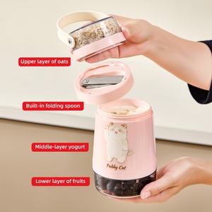 Contenant portable réutilisable pour céréales, salades et yaourts, idéal pour les voyages, avec couvercle et cuillère, compatible OEM - Product Image 6