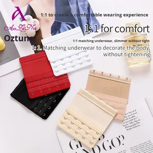 Aozina Wholesale Stainless Steel Sexy <strong>Bra</strong> Extender Three Rows Five Buckles Elastic Lengthening <strong>Clip</strong> Five Buckles Elastic <strong>Bra</strong> - Product Image 2