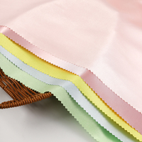 Tela de Diseño con Patrón Liso, Ligera, de 90 g/m², Tela Elástica de Poliéster, Tela Satén Duquesa para Vestidos, Gran Venta