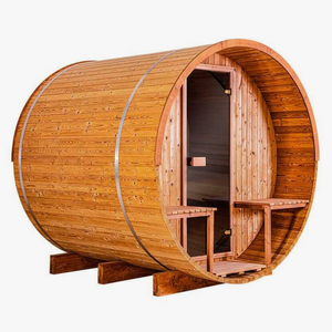 Barile di legno all'aperto a buon mercato Sauna cedro rosso per la vendita - Product Image 2