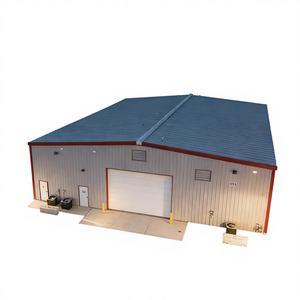 Bâtiment préfabriqué en structure acier lourde résistante à la corrosion, à longue portée, avec panneaux sandwich, facile à construire pour appartements et ateliers – Canada - Product Image 1