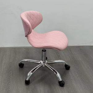 Chaise de technicien en pédicure avec roulettes, réglable en hauteur, pivotant à 360 degrés, tabouret de salon de spa pour les pieds - Product Image 2