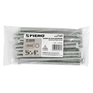 Padrone con la borsa di 16 unità con 15 viti 3/8 'x 6' tipo di macchina, feroce - Product Image 4