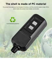Dispositif de protection contre les courants résiduels portable RIFENG IP54 250V 16A, prise RCD PRCD avec protection contre les fuites CE pour chauffe-eau électriques
