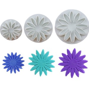 Ensemble de 3 pièces de recharges pour gâteaux, outil de tournage, pour le sucre, pour la neige - Product Image 2